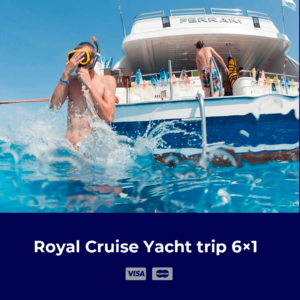 Royal Cruise Yacht trip 6×1 Luxury Snorkeling in Hurghada