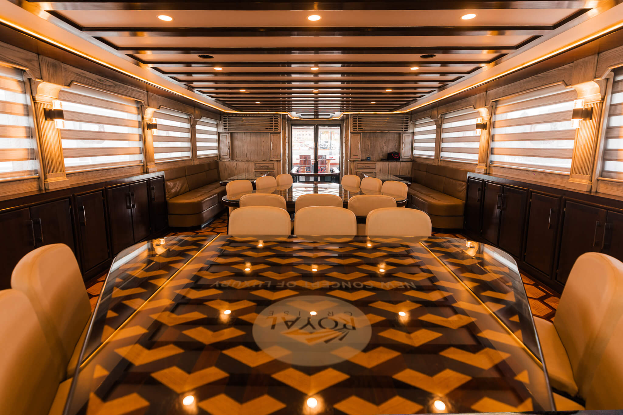Royal cruise boat hurghada -luxury snorkeling interior